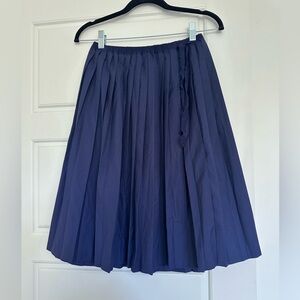 Petit Clair Navy MIDI Skirt